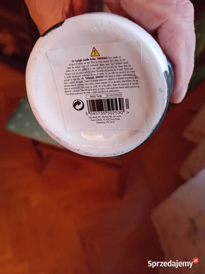 nowe zapieczętowane bombki i nowy świecznik Boże Narodzenie Warszawa