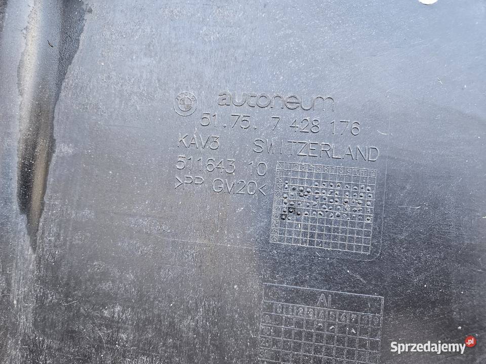 BMW 3 G20 G21 PŁYTA OSŁONA POD SILNIK PRZÓD Międzychód