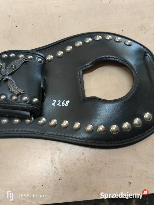 Kawasaki WN 750 skórzany pas na bak krawat