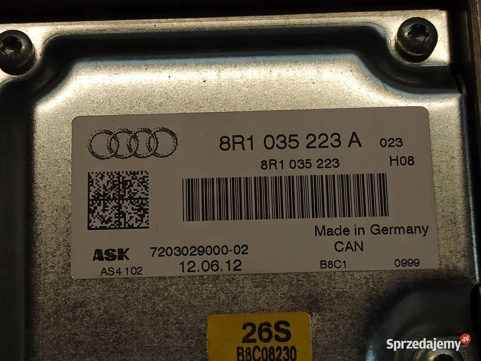 WZMACNIACZ AUDIO AUDI A4 B8 8R1035223A osobowe