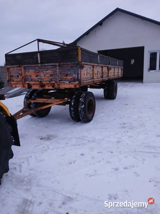 Przyczepa rolnicza 8t możliwość transportu nieuszkodzony Wojciechów-Kolonia Piąta
