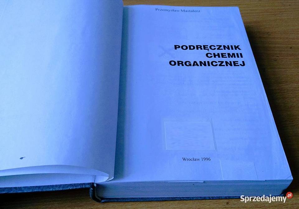 Podręcznik chemii organicznej Przemysław ISBN 8390577607 pomorskie Gdańsk