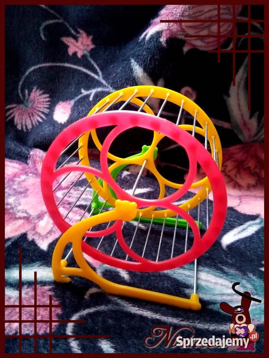 Nowy kołowrotek chomika karłowatego 13 czerwony Ruda Śląska