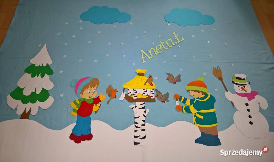 Dekoracje zimowe z brystolu 504102444