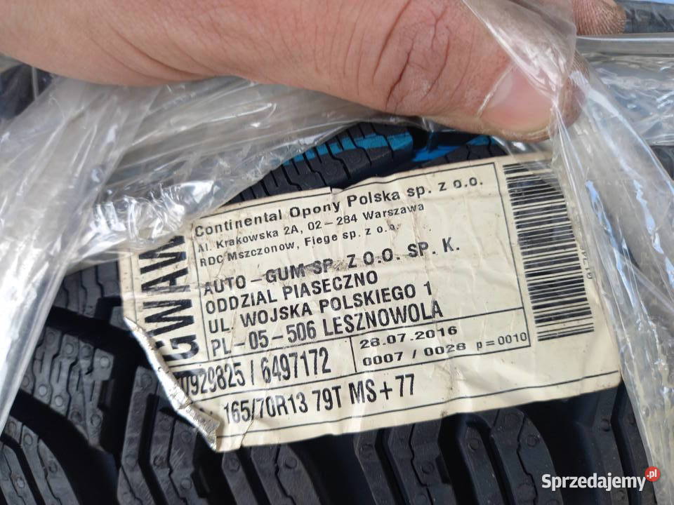 Opona Zimowa UNIROYAL MS PLUS 77 13 16570R13 Gliwice