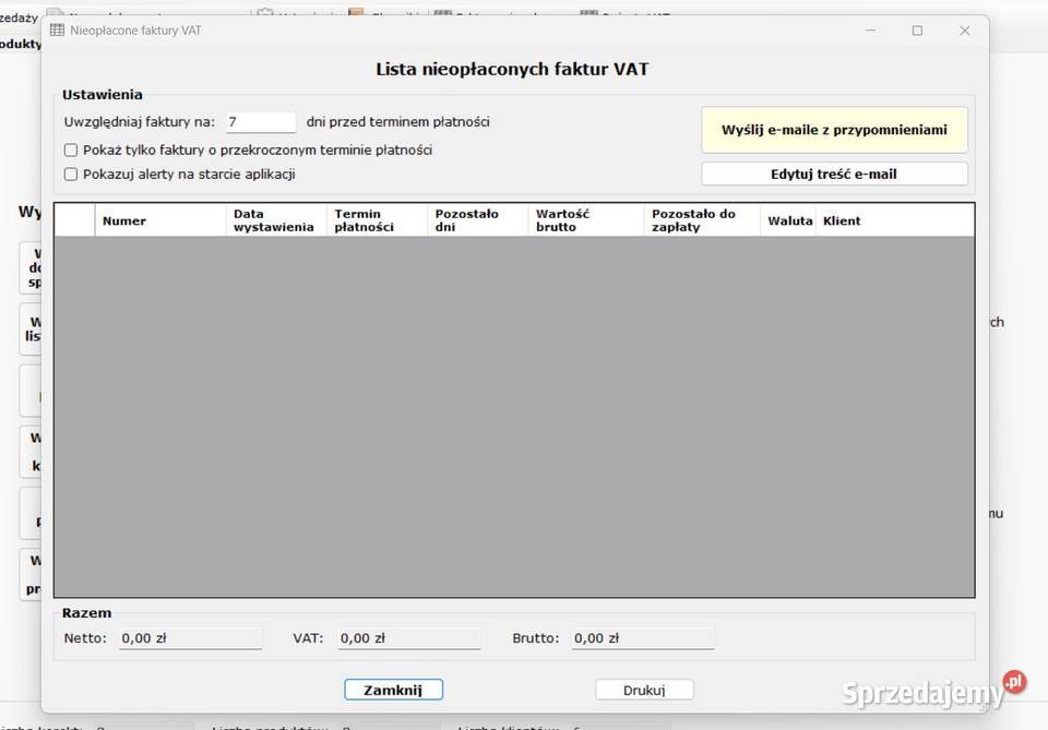 Program do sprzedaży z magazynem integracja z sprzedam