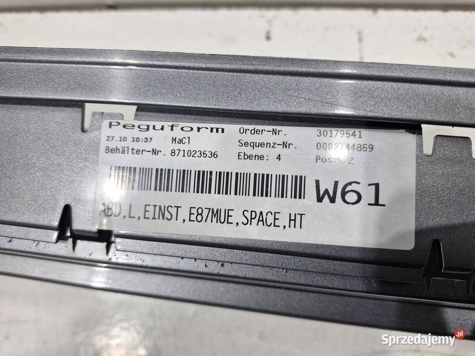 BMW E87 LISTWA NAKŁADKA PROGOWA A52