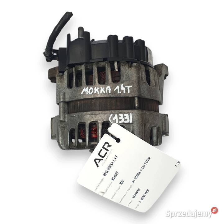 ALTERNATOR Opel Mokka Astra IV J Meriva II 14 Chełm sprzedam