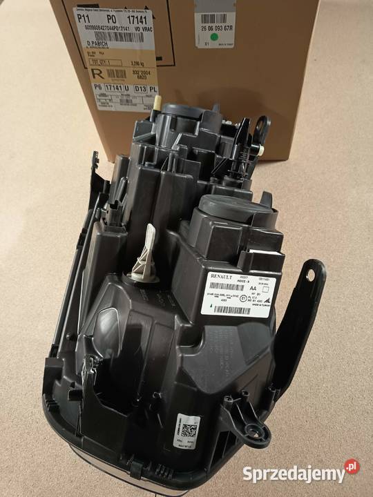 REFLEKTOR LEWY DACIA DUSTER 260609367R Lampy przednie Piła