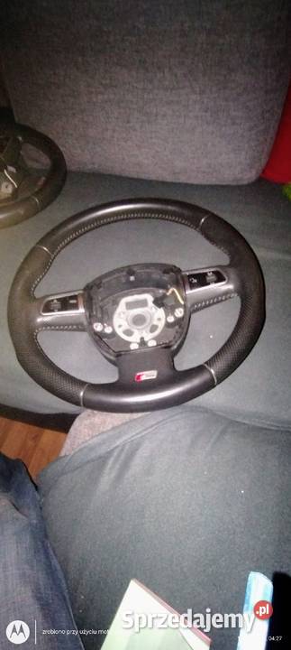 Audi a3 8P skórzana kierownica 3 ramienna z Lubin