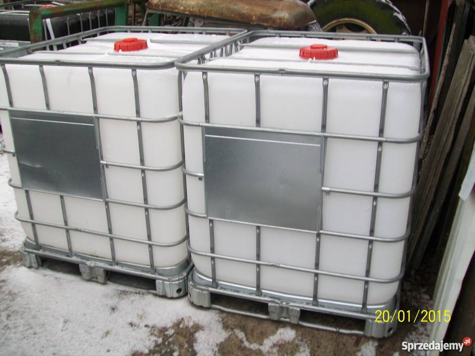zbiornik 1000l paletopojemnik beczka mauzer Łubianka