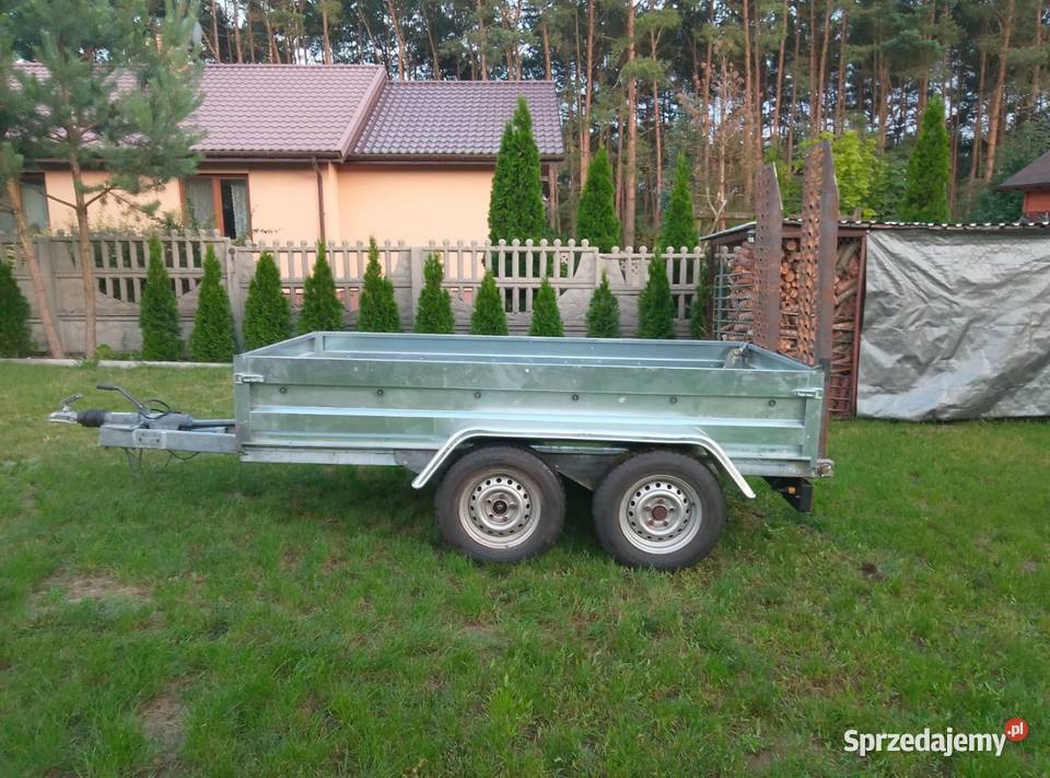 Przyczepka samochodowa Meyer Dmc 2 tony cała Kalisz