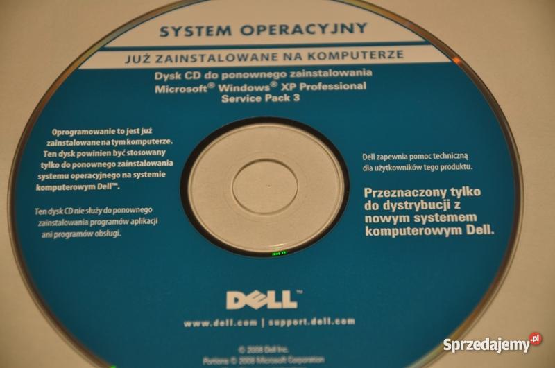 PŁYTA WINDOWS XP PRO SP3 Dell Warszawa