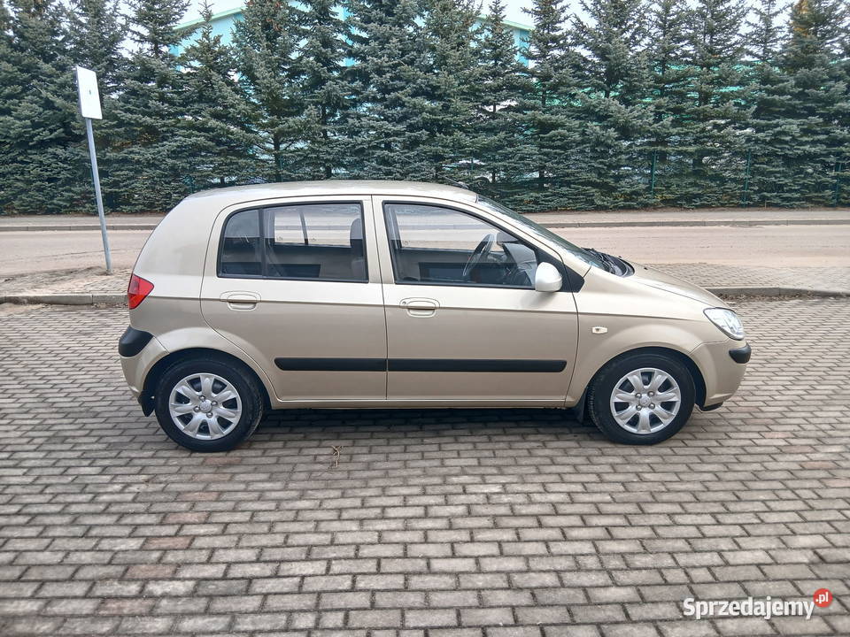 Hyundai getz 2008 salonowy klimatyzacja kupiony w polskim salonie Getz Ciechanowiec sprzedam