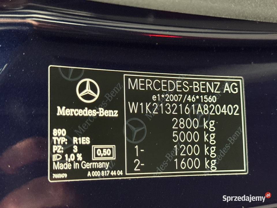 MERCEDESBENZ Klasa E 300de 306KM mazowieckie