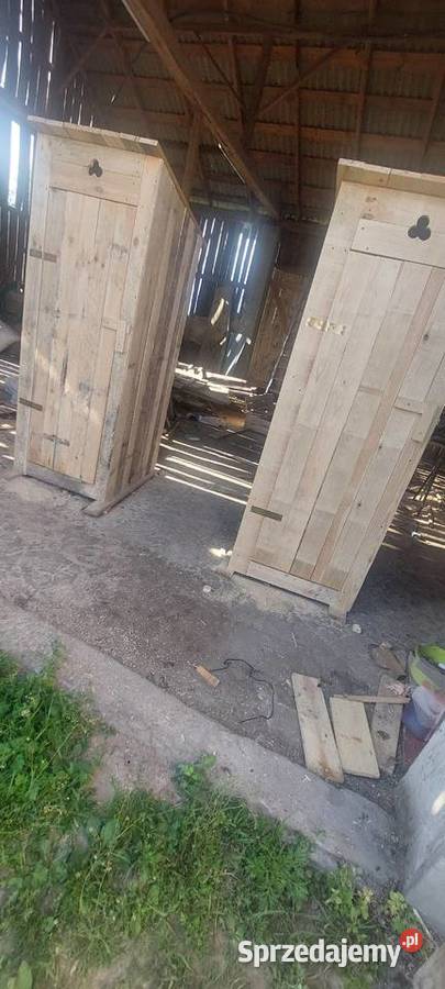 Wc wychodek na budowe Budowa Parczew