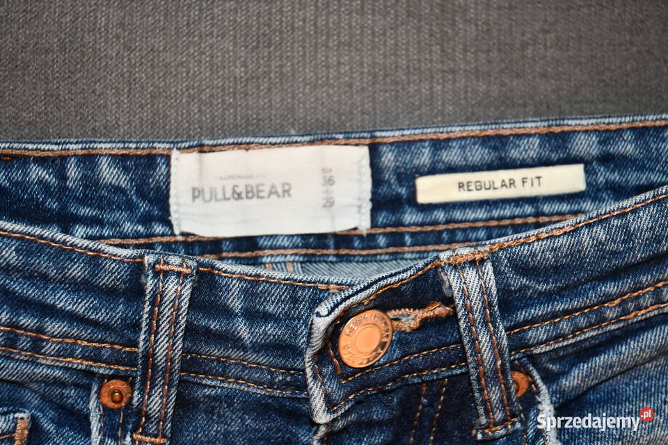 Jeansy PullBear EUR 36 MEX 29 regular fit stan Kraków