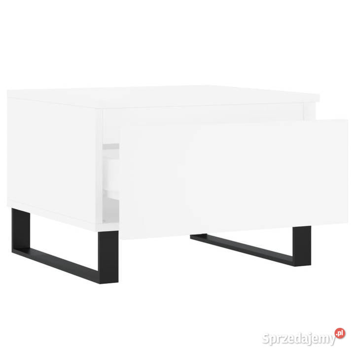 Stoliki kawowe 2 białe 50x46x35 WM830877 Warszawa