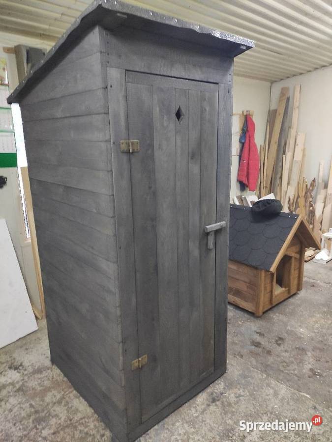 WC toaleta drewniana swawojka szalet toi toi śląskie Myszków