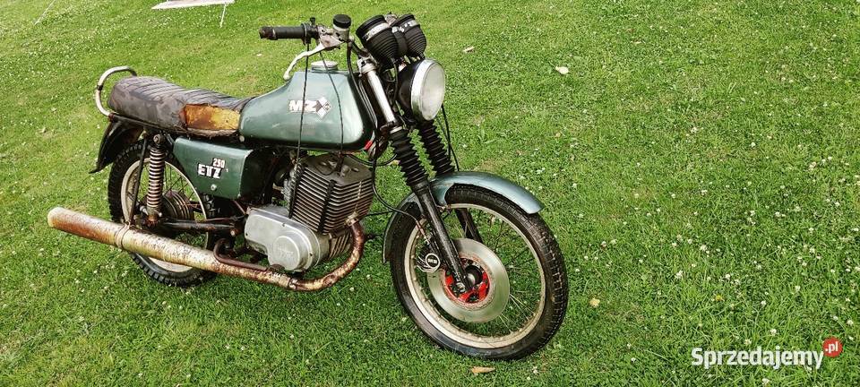 MZ ETZ 250 do renowacji na części uszkodzony małopolskie Juszczyn