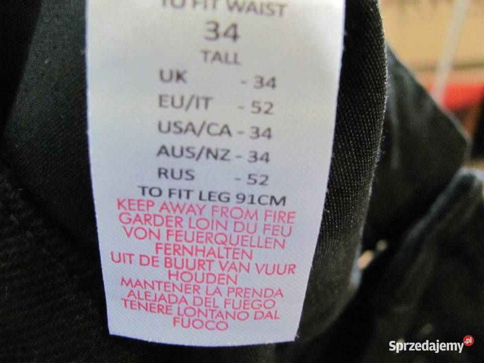 BooHoo MAN WYSOKIE SZTYWNE DŻINSY SLIM FIT r 34 Zamość sprzedam