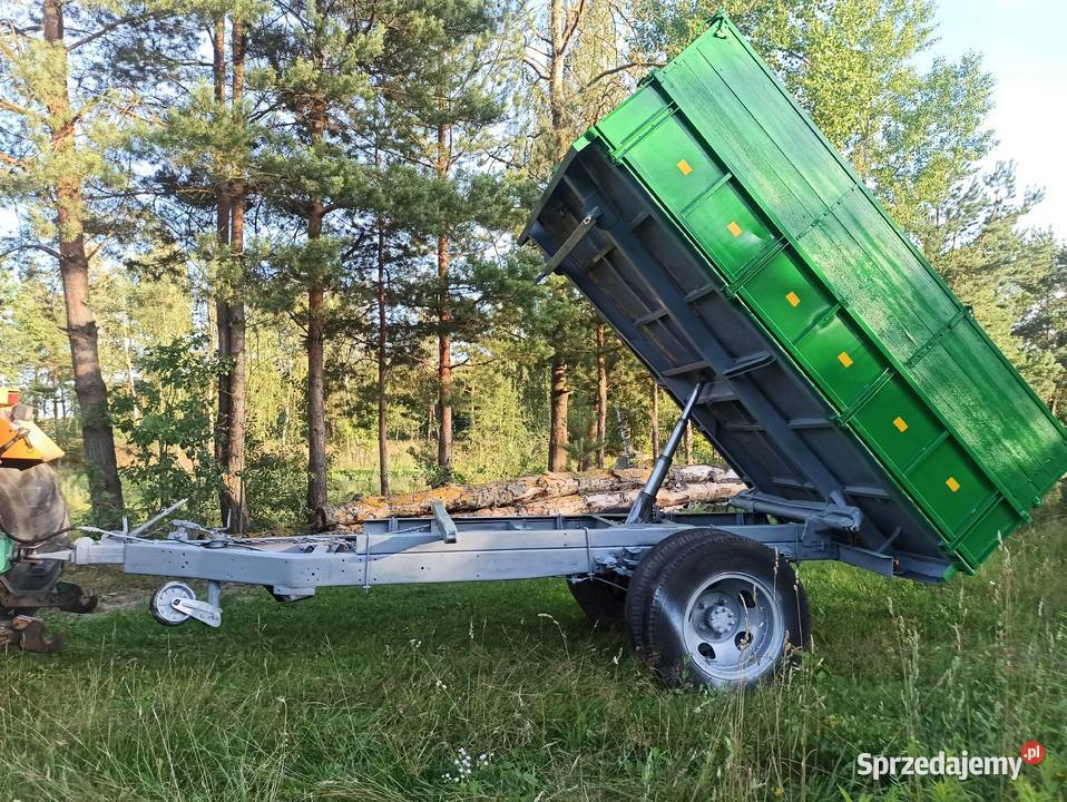 Przyczepa jednosiowa Wywrotka na 3strony Chełm sprzedam