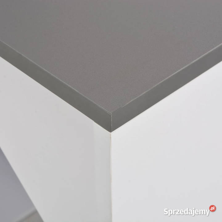 Stolik barowy z szafką biały 115 x 59 x 200 Warszawa