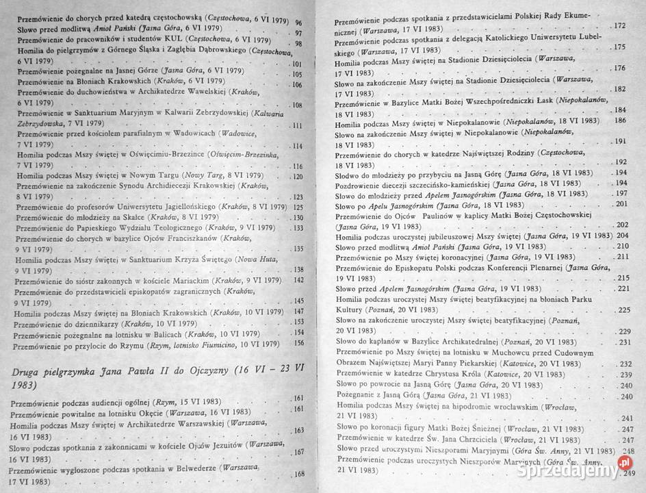 Jan Paweł II w Polsce 19791983 Homilie i Chełm