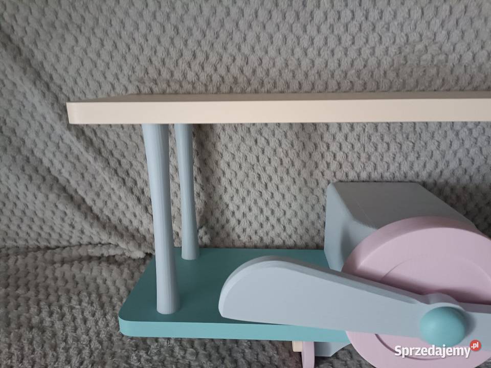 Drewniany półka dzieci Samolot Różowa Kwidzyn sprzedam