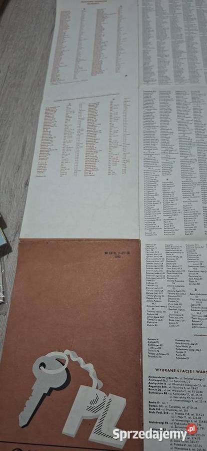 Samochodowa mapa Polski Państwowe Łęczyca