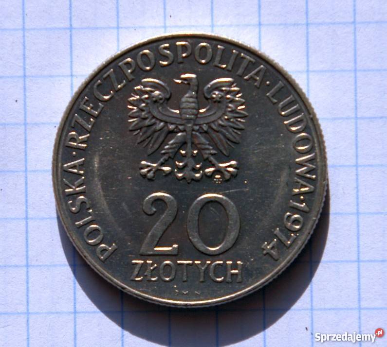 20 ZŁOTYCH 1974 POLSKA XXV LAT RWPG Parczew