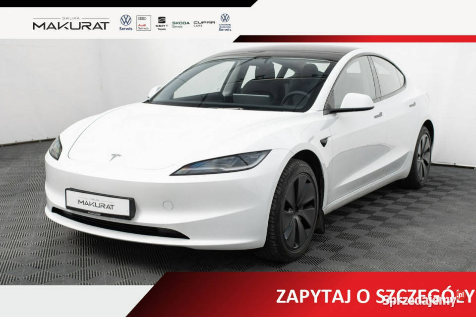Tesla Model 3 WD5366TRWD Premium Szklany dach nieuszkodzony Gdańsk