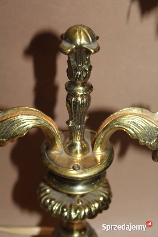 Mosiężna lampka dwuramienna 39 FiaF Szczecin