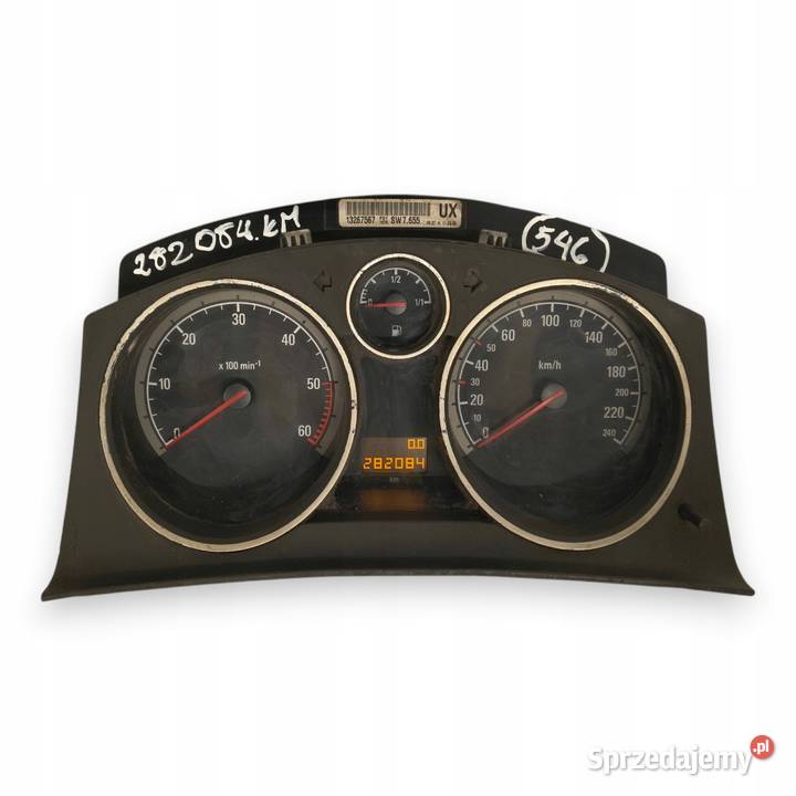 LICZNIK ZEGARY 13267567 UX Opel Astra H Zafira B Motoryzacja Chełm