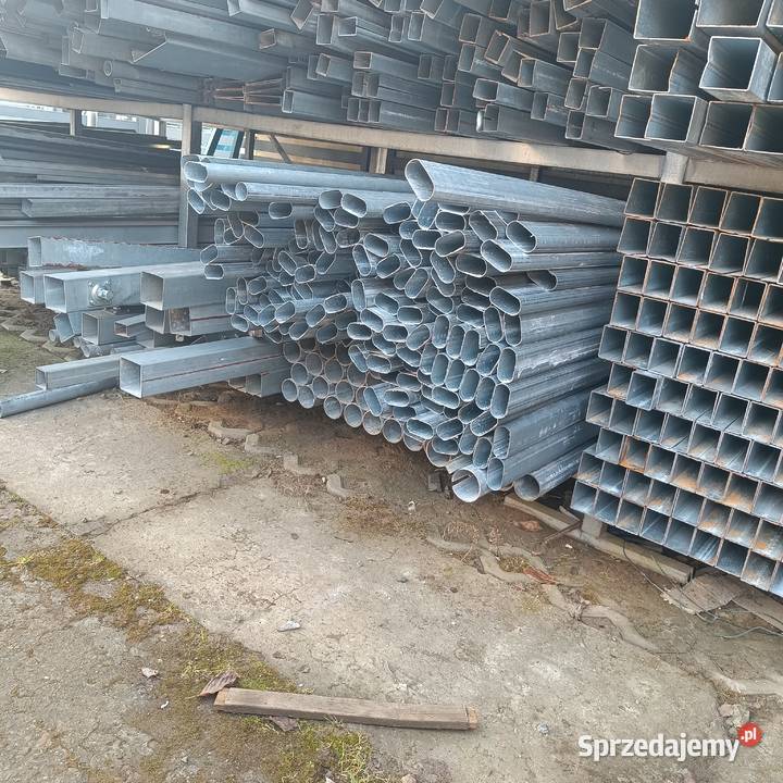 Słupek ocynk owalny 80x40 ścianka 15mm metal sprzedam