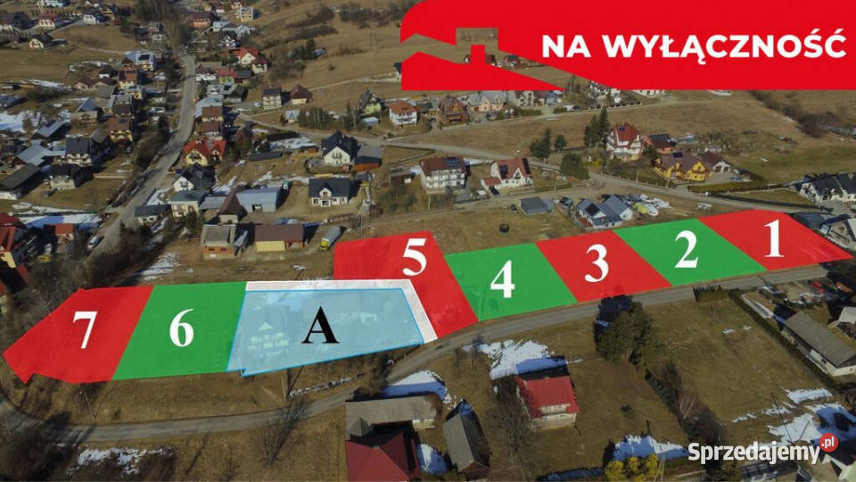 Wymiarowe działki budowlane w Krośnicy Krośnica