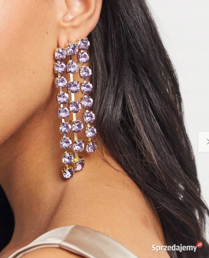 ASOS Długie Bogato zdobione kolczyki wieczorowe Kraków