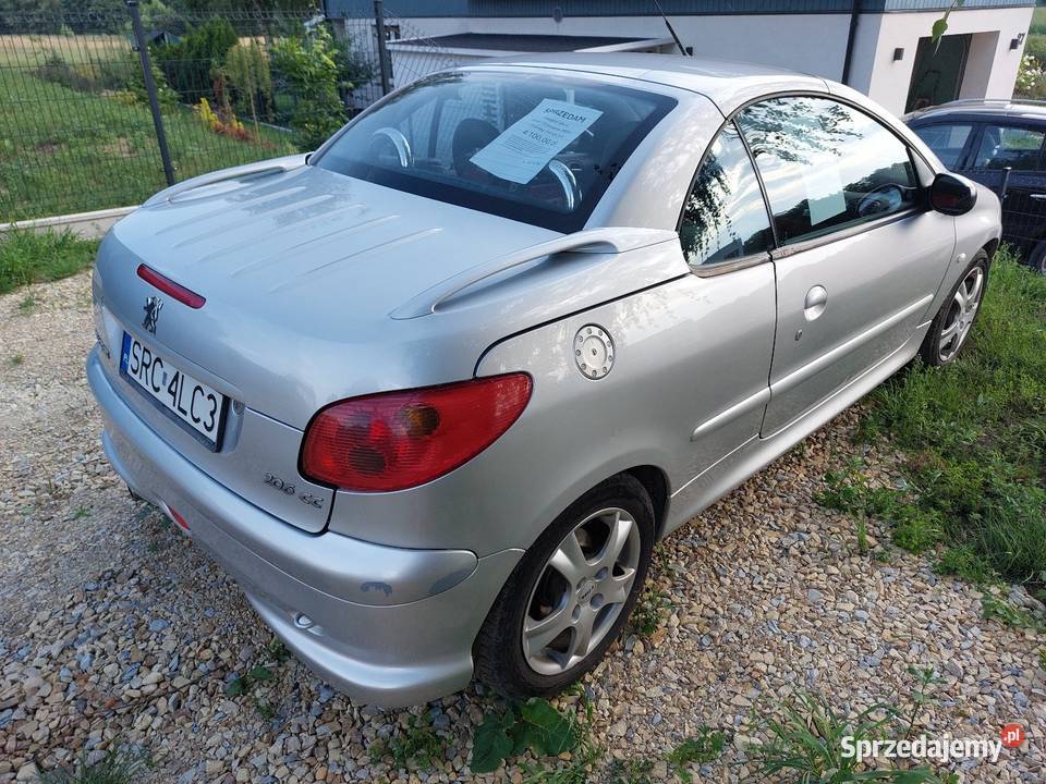 Peugeot 206cc kabriolet skórzana tapicerka Mikołów sprzedam