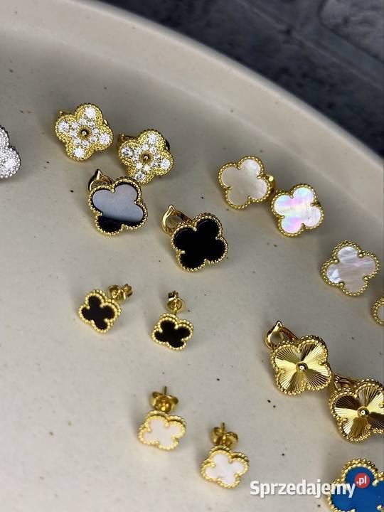 kolczyki na sty l van Cleef arpels Alhambra Gdynia sprzedam