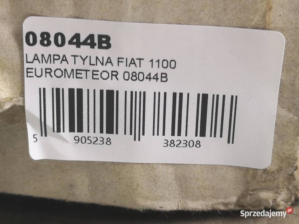 LAMPA TYLNA VINTAGE RETRO FIAT 643 645 693 NOWA osobowe