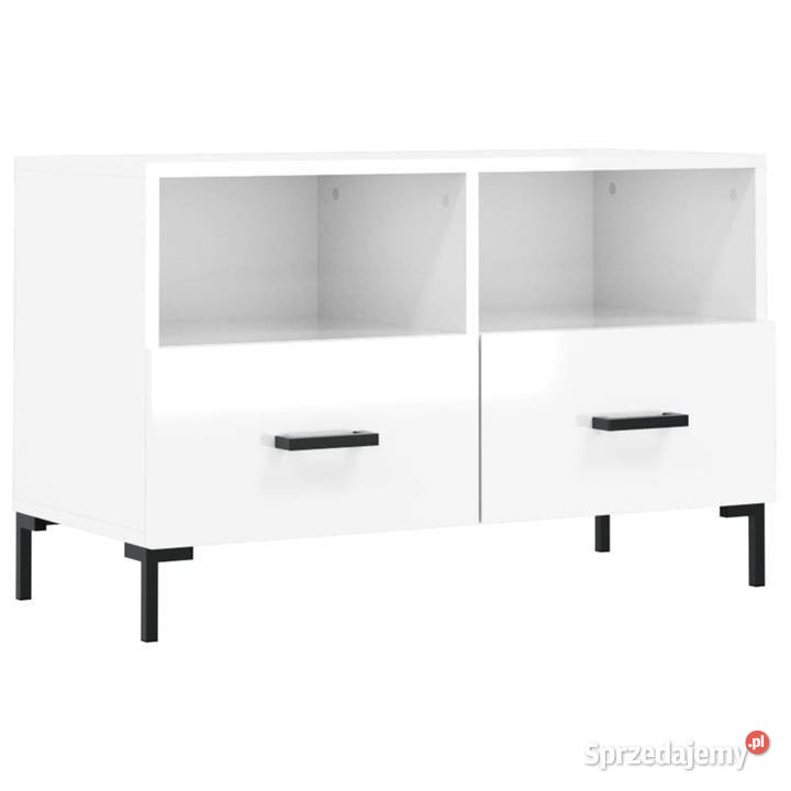 Szafka pod TV biała wysoki połysk 80x36x50 Warszawa sprzedam