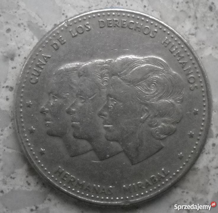 DOMINIKANA25 CENTAVOS1986 r HERMANASMIRABAL sprzedam