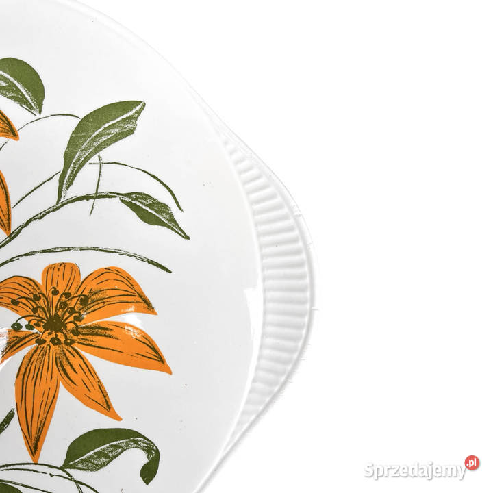 Patera Edelkeramik Grnstadt z motywem kwiatowym Warszawa