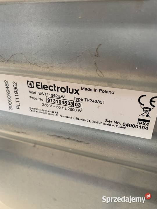 Pralka Electrolux sprawna 60cm Przytoczna