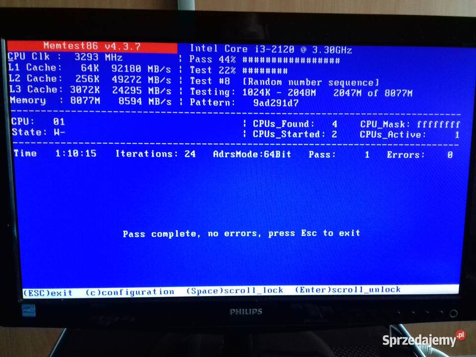 GoodRam DDR3 8GB PC3 12800 1600Mhz CL11 Sprawna Bydgoszcz