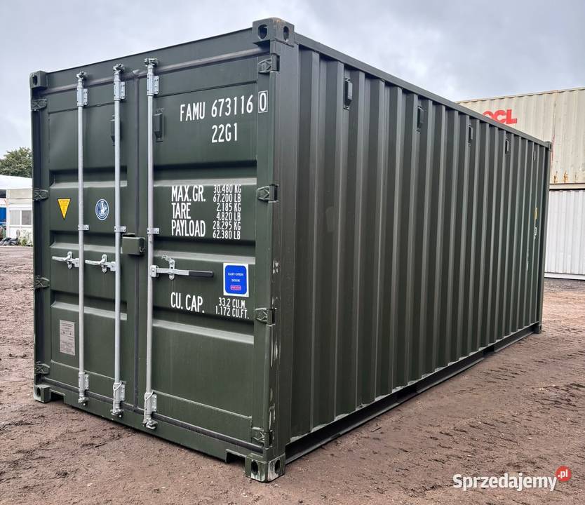 Kontener Morski Magazynowy 6 metrowy 20DC pomorskie