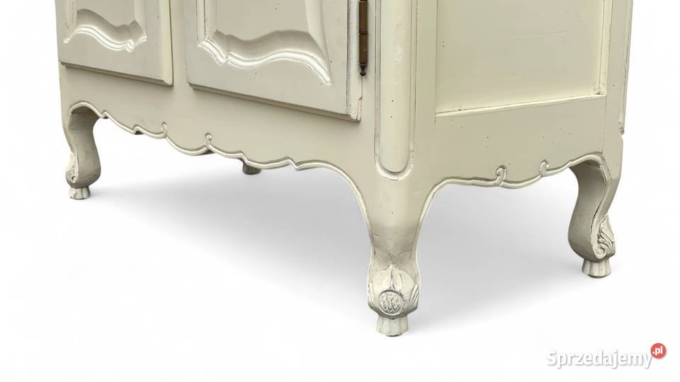 Urokliwa biała komoda rustykalna na giętych Gryfice sprzedam