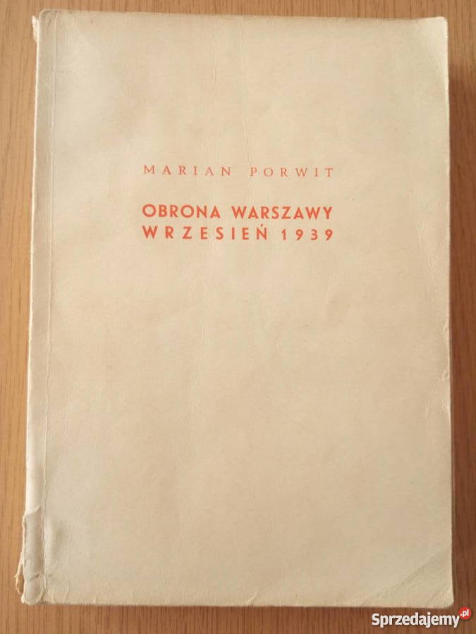 Obrona Warszawy wrzesień 1939 - książka