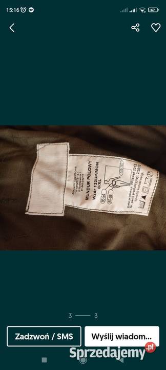 Mundur z paskiem sxl śląskie