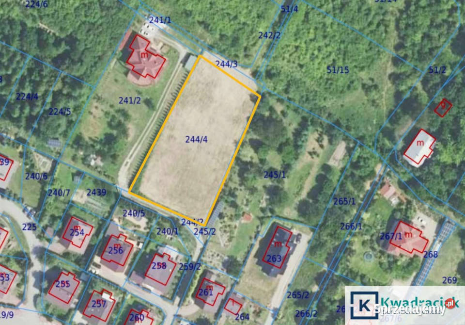 sprzedaży gruntu Sanok 2335m2 podkarpackie sprzedam